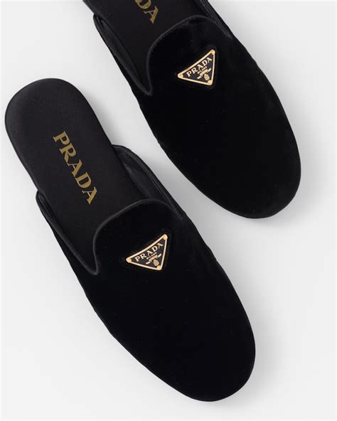 prada padded slippers|Prada fuzzy slippers.